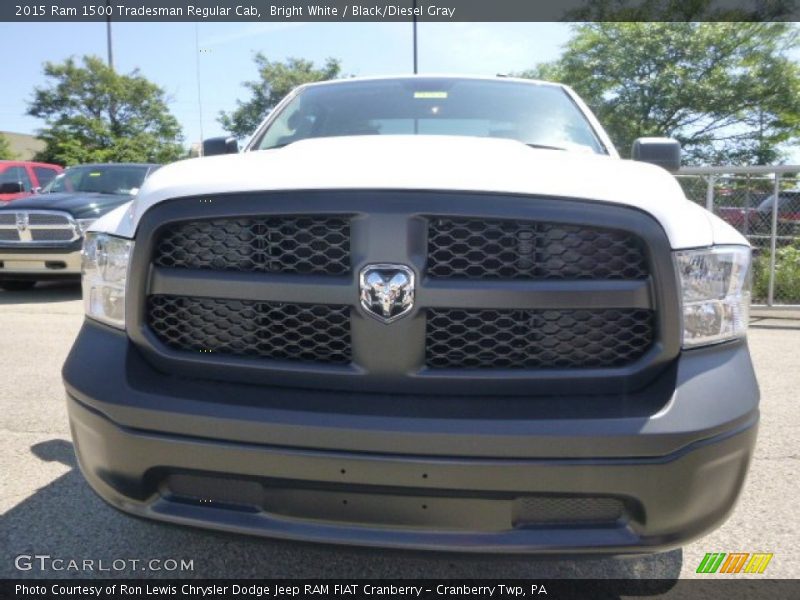 Bright White / Black/Diesel Gray 2015 Ram 1500 Tradesman Regular Cab