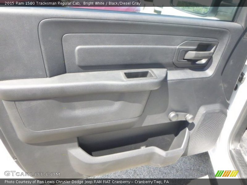 Bright White / Black/Diesel Gray 2015 Ram 1500 Tradesman Regular Cab