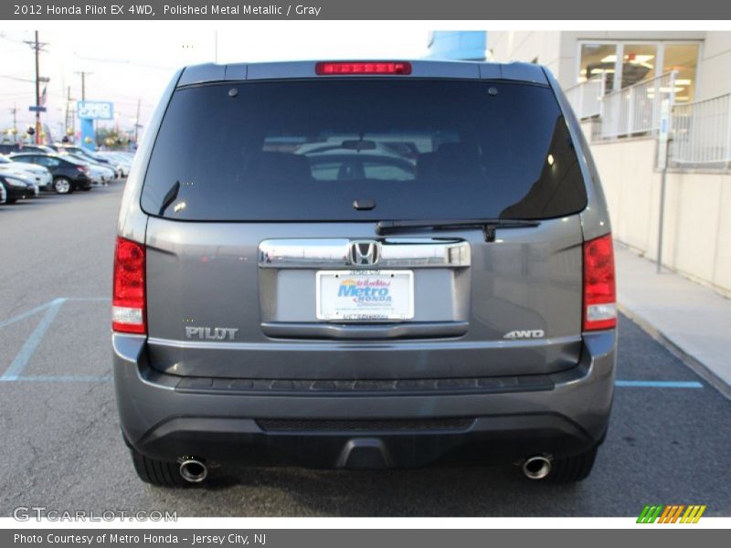 Polished Metal Metallic / Gray 2012 Honda Pilot EX 4WD