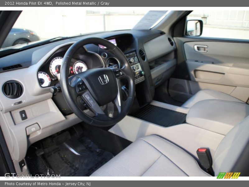 Polished Metal Metallic / Gray 2012 Honda Pilot EX 4WD