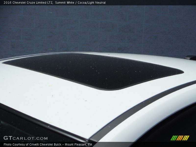 Sunroof of 2016 Cruze Limited LTZ