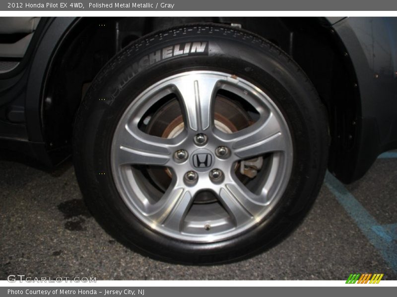 Polished Metal Metallic / Gray 2012 Honda Pilot EX 4WD