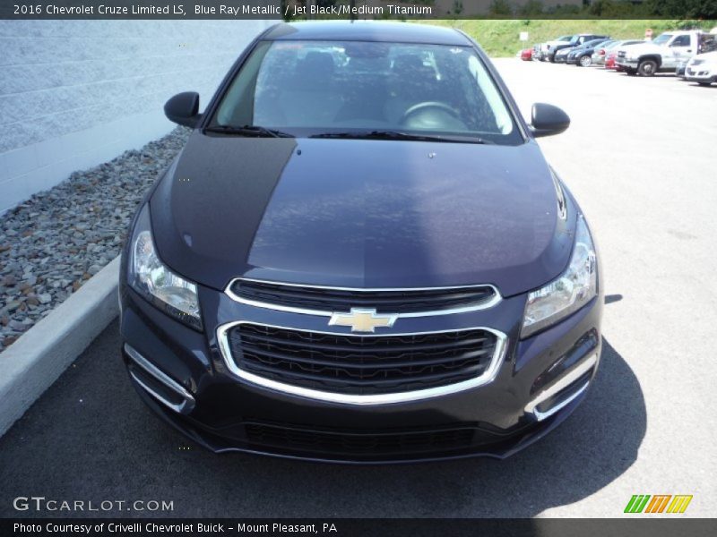 Blue Ray Metallic / Jet Black/Medium Titanium 2016 Chevrolet Cruze Limited LS