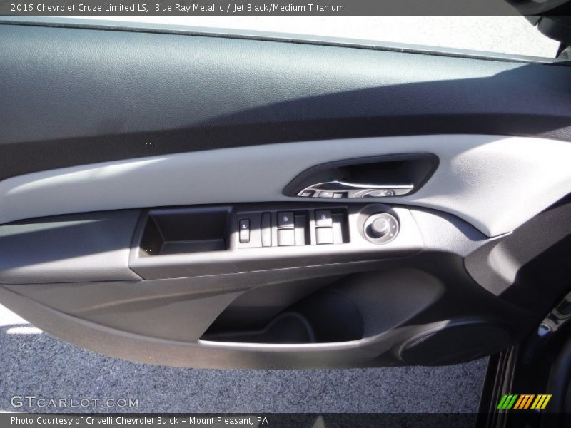 Blue Ray Metallic / Jet Black/Medium Titanium 2016 Chevrolet Cruze Limited LS