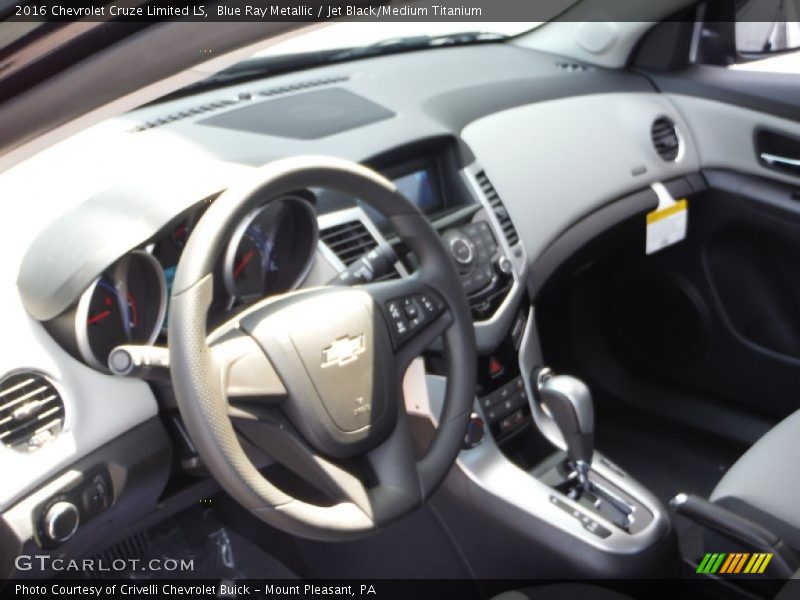 Blue Ray Metallic / Jet Black/Medium Titanium 2016 Chevrolet Cruze Limited LS