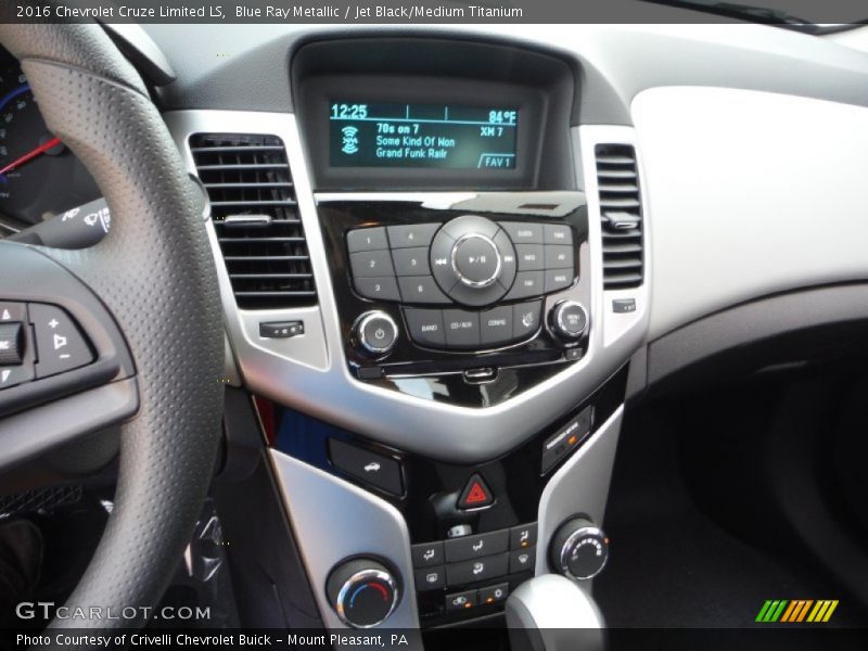 Blue Ray Metallic / Jet Black/Medium Titanium 2016 Chevrolet Cruze Limited LS