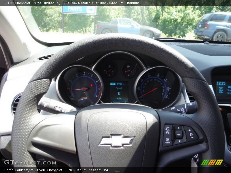 Blue Ray Metallic / Jet Black/Medium Titanium 2016 Chevrolet Cruze Limited LS