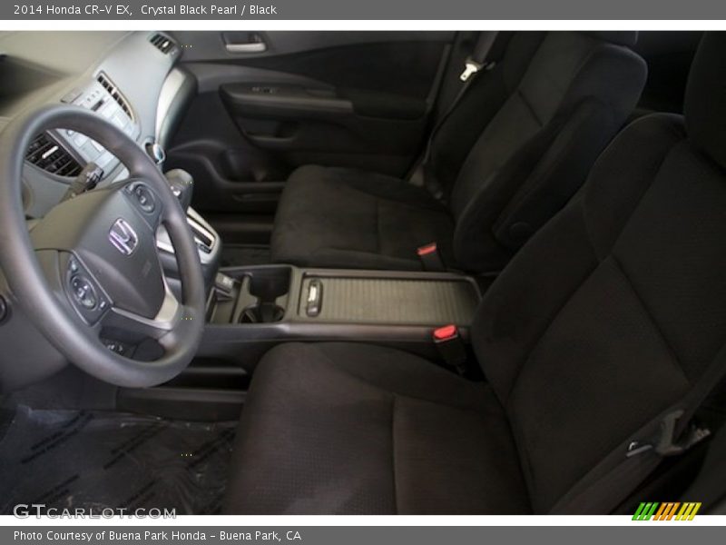 Crystal Black Pearl / Black 2014 Honda CR-V EX