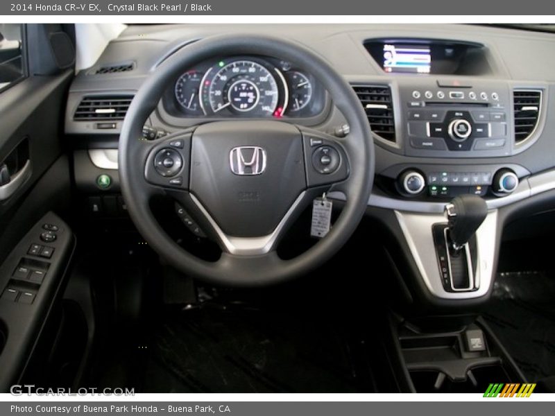 Crystal Black Pearl / Black 2014 Honda CR-V EX