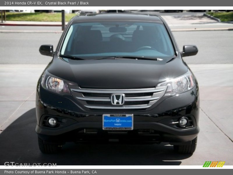 Crystal Black Pearl / Black 2014 Honda CR-V EX