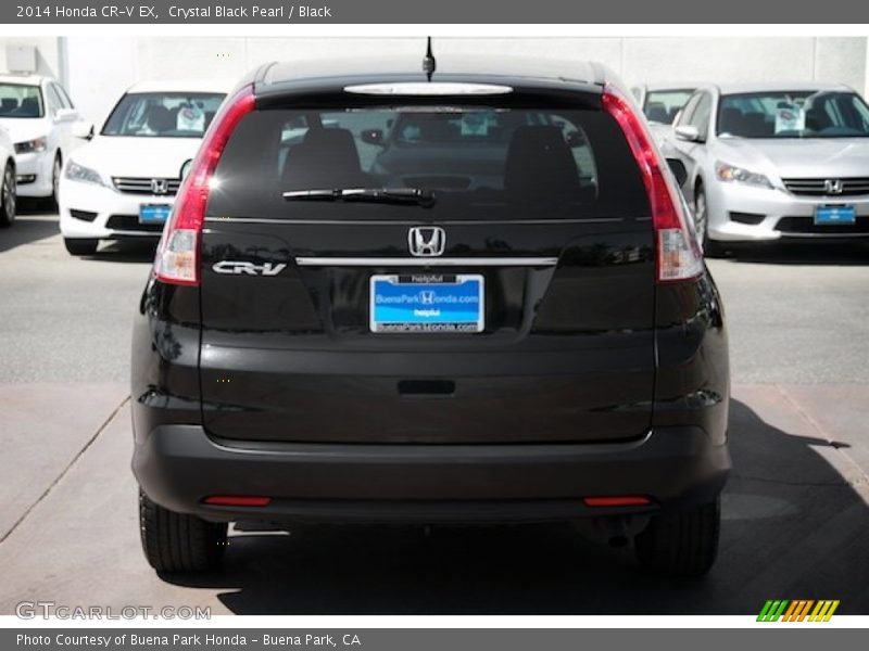 Crystal Black Pearl / Black 2014 Honda CR-V EX