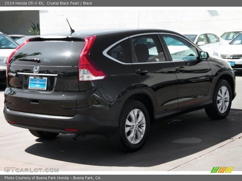 Crystal Black Pearl / Black 2014 Honda CR-V EX