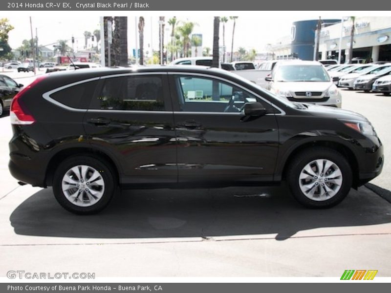 Crystal Black Pearl / Black 2014 Honda CR-V EX