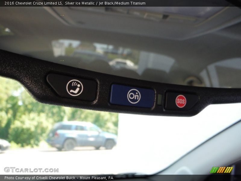 Silver Ice Metallic / Jet Black/Medium Titanium 2016 Chevrolet Cruze Limited LS