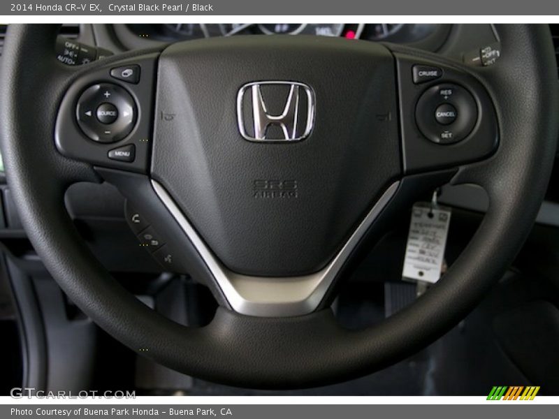 Crystal Black Pearl / Black 2014 Honda CR-V EX