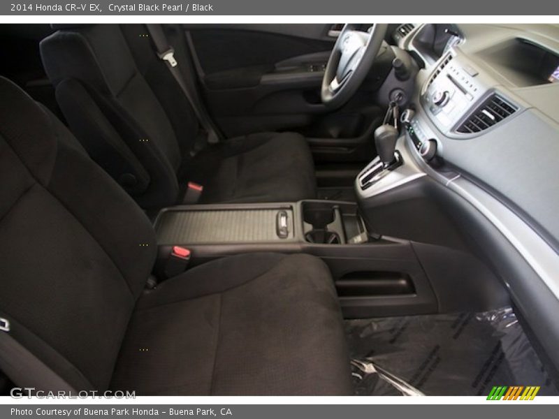 Crystal Black Pearl / Black 2014 Honda CR-V EX