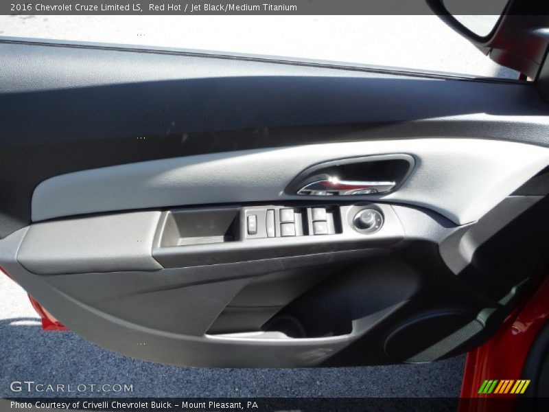 Red Hot / Jet Black/Medium Titanium 2016 Chevrolet Cruze Limited LS