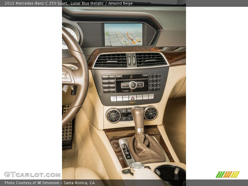 Lunar Blue Metallic / Almond Beige 2013 Mercedes-Benz C 250 Sport