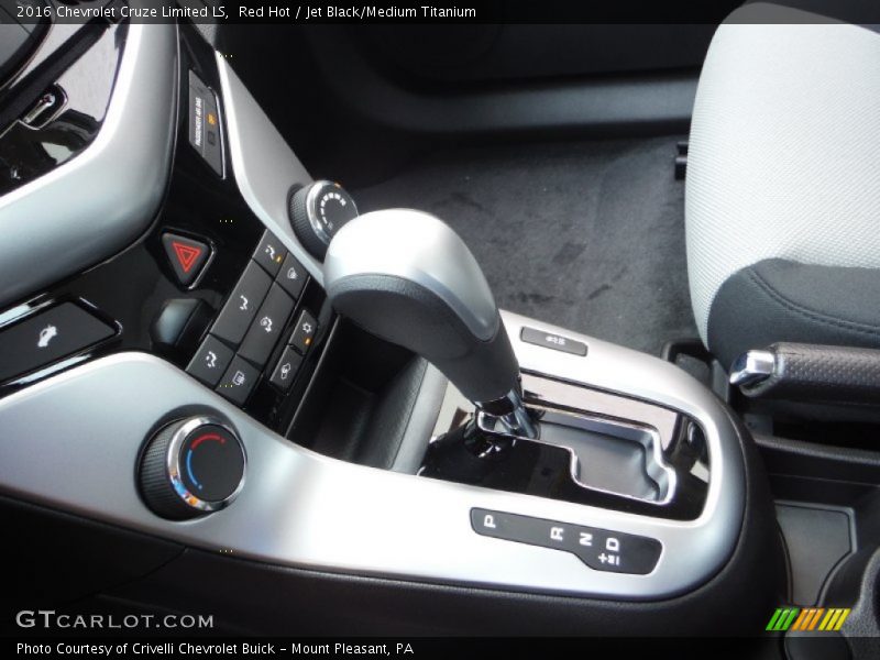 Red Hot / Jet Black/Medium Titanium 2016 Chevrolet Cruze Limited LS