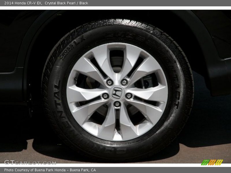 Crystal Black Pearl / Black 2014 Honda CR-V EX