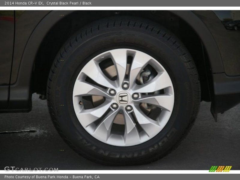 Crystal Black Pearl / Black 2014 Honda CR-V EX