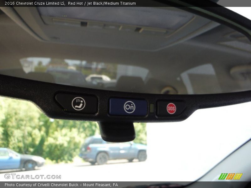 Red Hot / Jet Black/Medium Titanium 2016 Chevrolet Cruze Limited LS