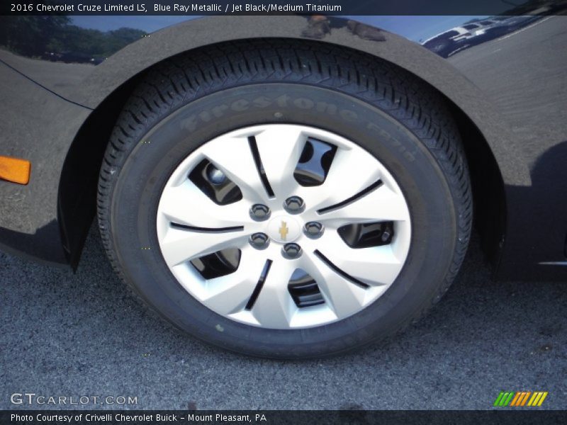 Blue Ray Metallic / Jet Black/Medium Titanium 2016 Chevrolet Cruze Limited LS