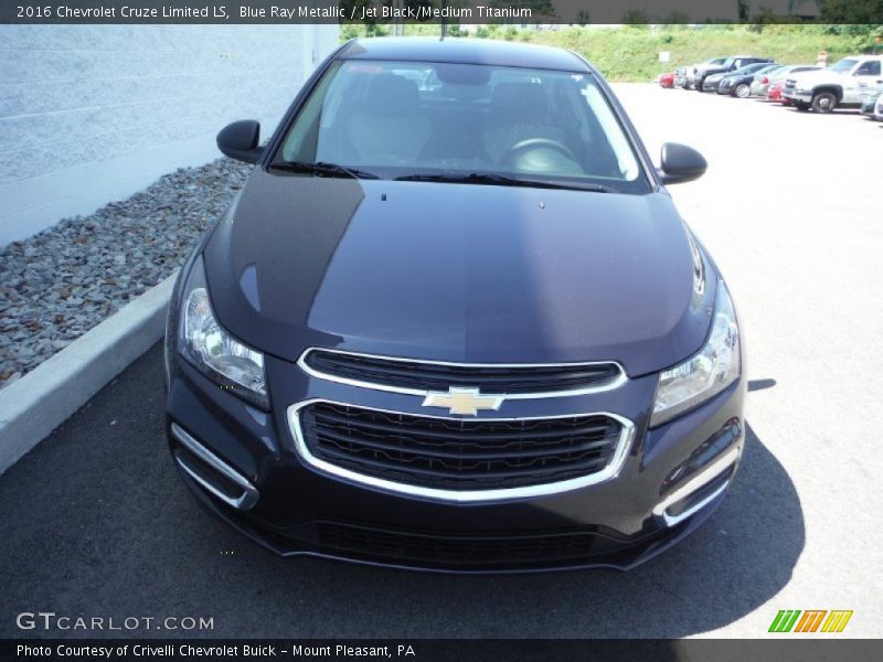 Blue Ray Metallic / Jet Black/Medium Titanium 2016 Chevrolet Cruze Limited LS