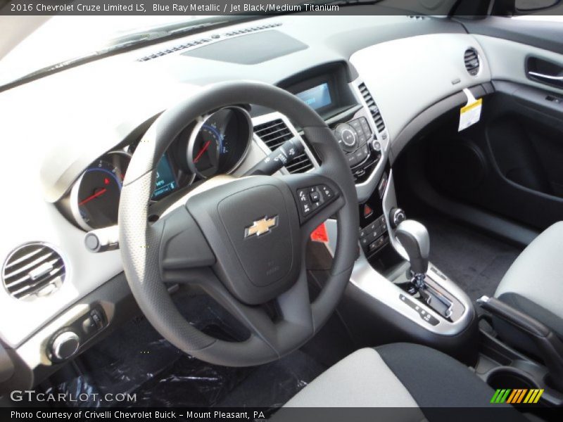 Blue Ray Metallic / Jet Black/Medium Titanium 2016 Chevrolet Cruze Limited LS
