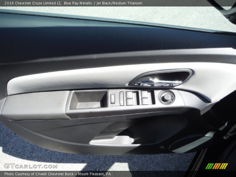 Blue Ray Metallic / Jet Black/Medium Titanium 2016 Chevrolet Cruze Limited LS