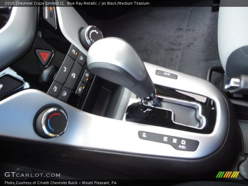 Blue Ray Metallic / Jet Black/Medium Titanium 2016 Chevrolet Cruze Limited LS