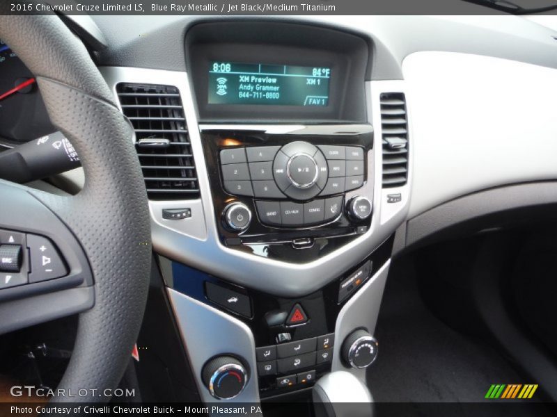 Blue Ray Metallic / Jet Black/Medium Titanium 2016 Chevrolet Cruze Limited LS