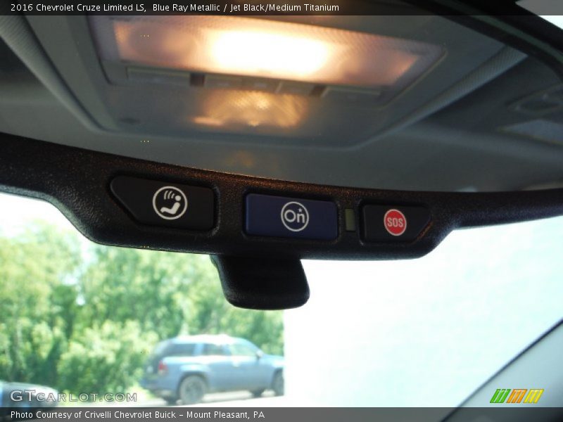 Blue Ray Metallic / Jet Black/Medium Titanium 2016 Chevrolet Cruze Limited LS