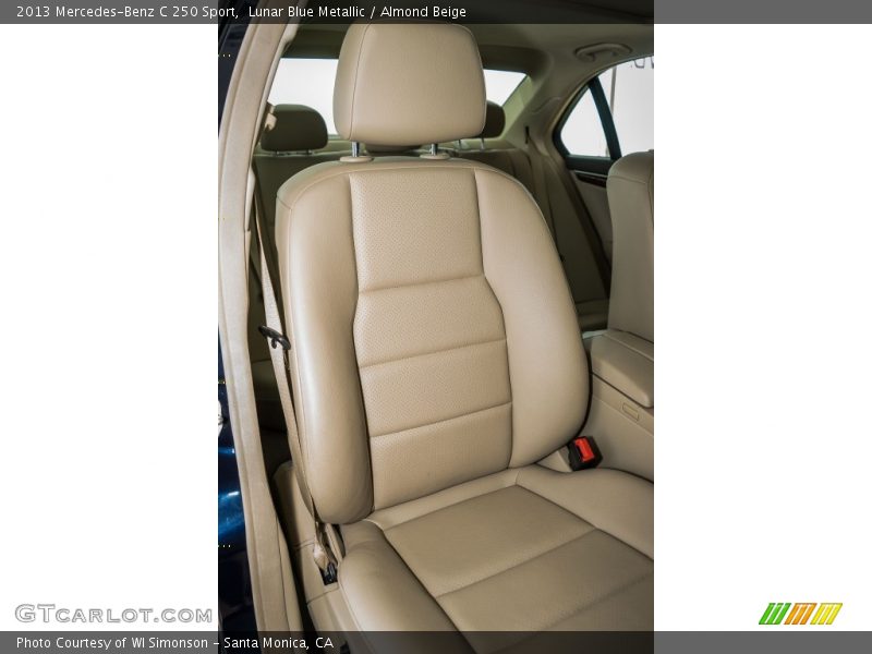 Lunar Blue Metallic / Almond Beige 2013 Mercedes-Benz C 250 Sport