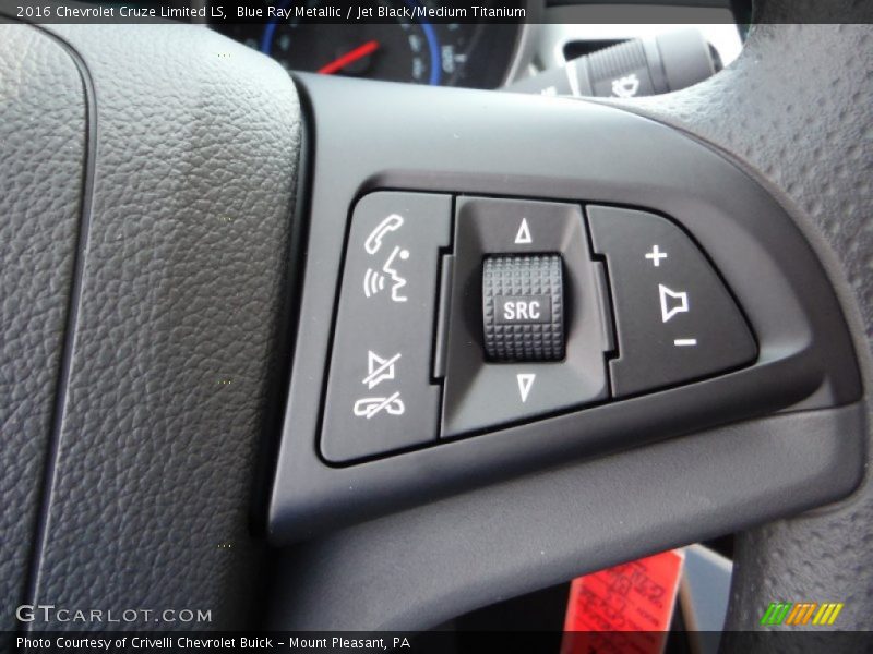 Blue Ray Metallic / Jet Black/Medium Titanium 2016 Chevrolet Cruze Limited LS