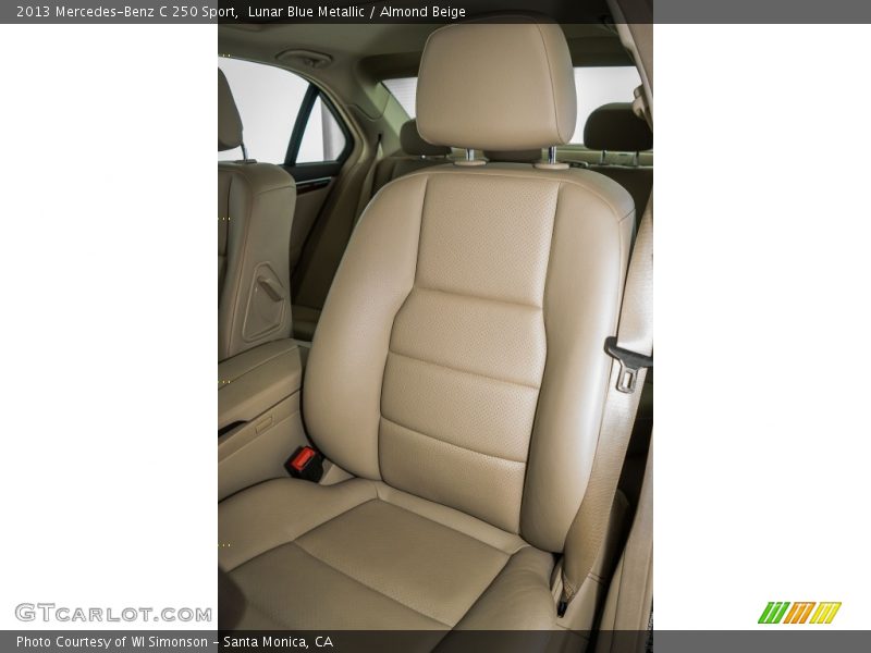 Lunar Blue Metallic / Almond Beige 2013 Mercedes-Benz C 250 Sport