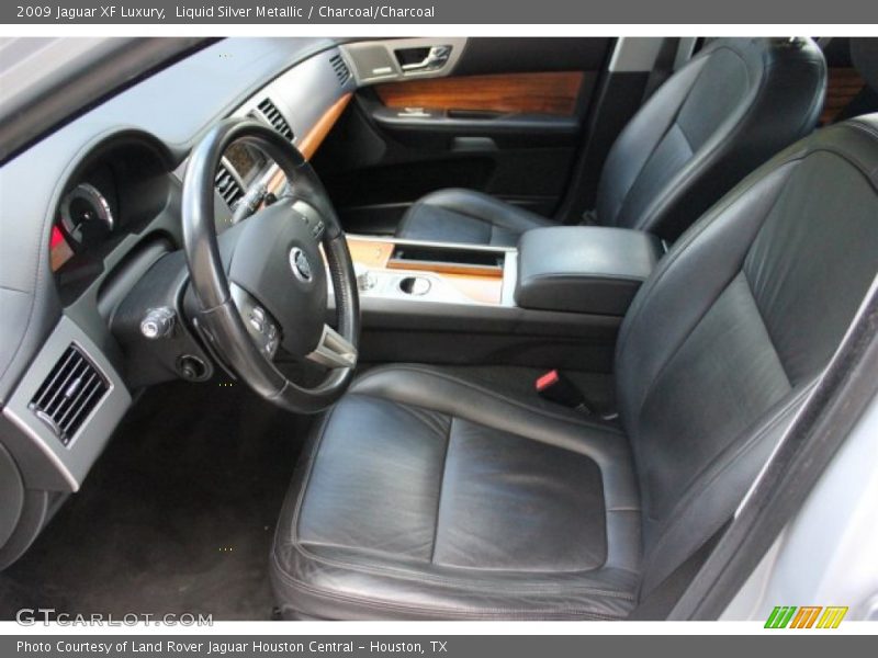 Liquid Silver Metallic / Charcoal/Charcoal 2009 Jaguar XF Luxury
