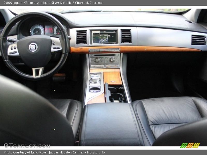 Liquid Silver Metallic / Charcoal/Charcoal 2009 Jaguar XF Luxury