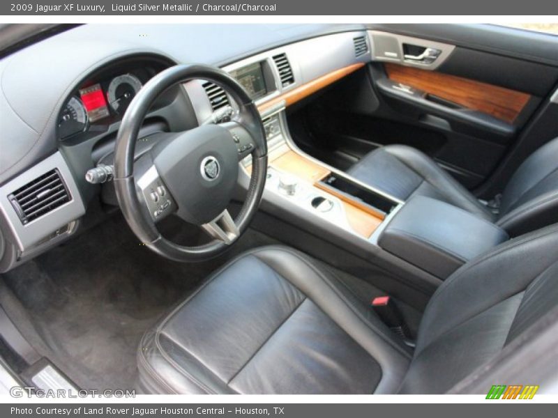 Liquid Silver Metallic / Charcoal/Charcoal 2009 Jaguar XF Luxury