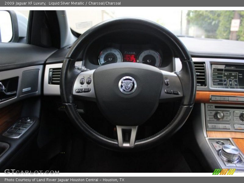 Liquid Silver Metallic / Charcoal/Charcoal 2009 Jaguar XF Luxury