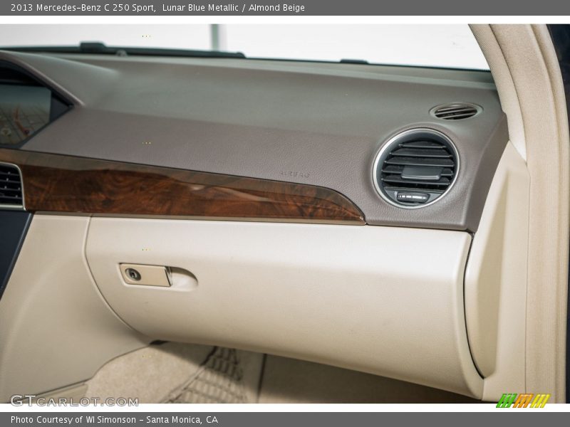 Lunar Blue Metallic / Almond Beige 2013 Mercedes-Benz C 250 Sport