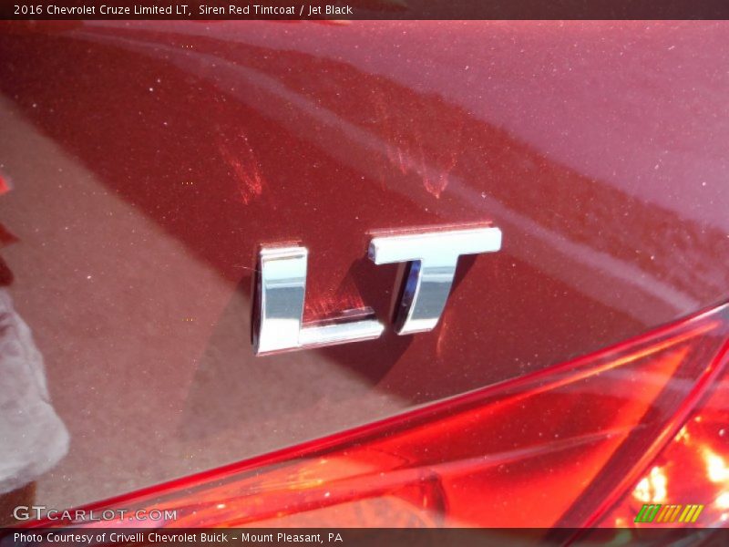 Siren Red Tintcoat / Jet Black 2016 Chevrolet Cruze Limited LT