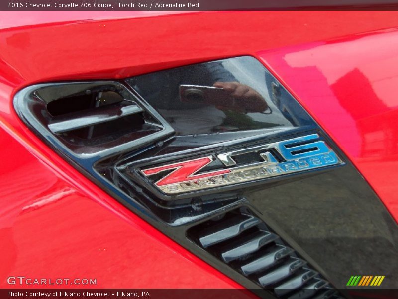 Torch Red / Adrenaline Red 2016 Chevrolet Corvette Z06 Coupe