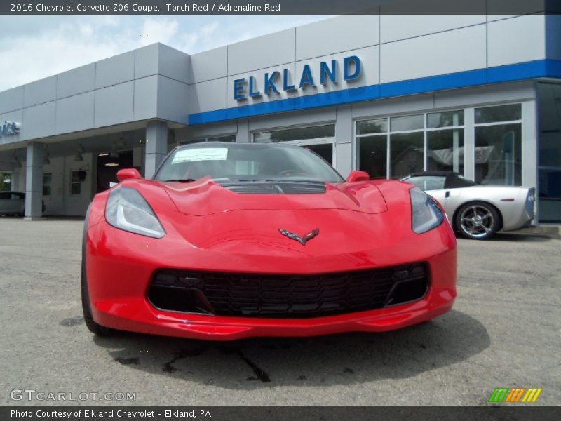 Torch Red / Adrenaline Red 2016 Chevrolet Corvette Z06 Coupe