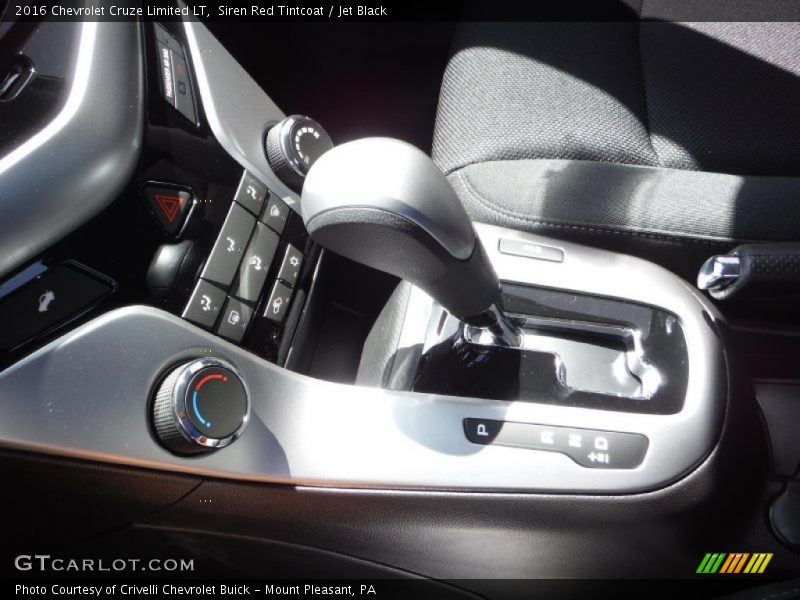 Siren Red Tintcoat / Jet Black 2016 Chevrolet Cruze Limited LT