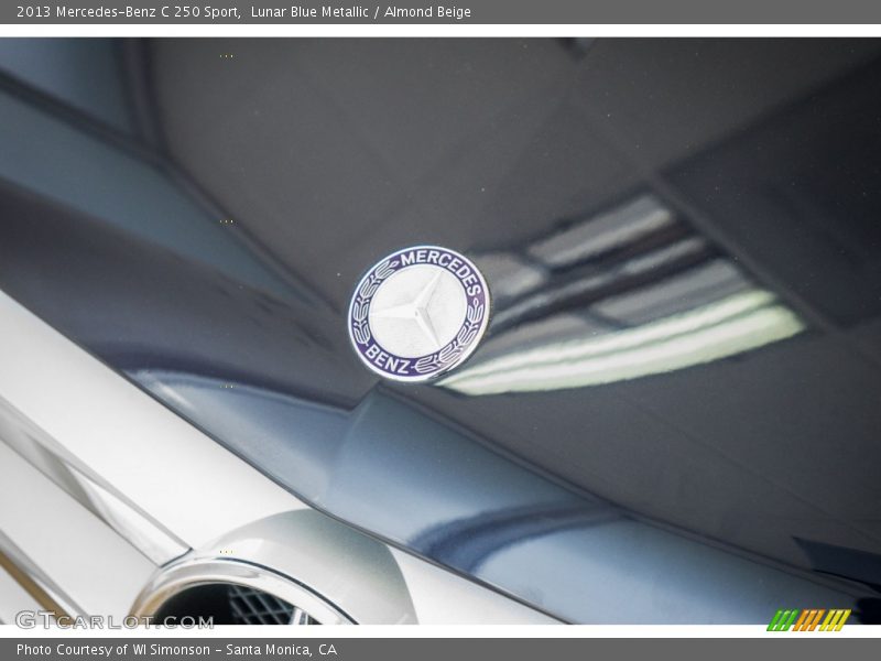 Lunar Blue Metallic / Almond Beige 2013 Mercedes-Benz C 250 Sport