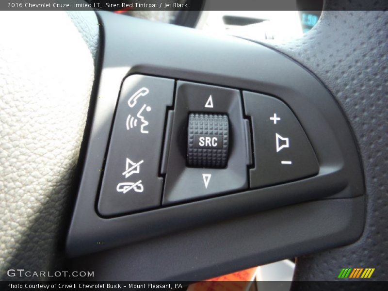 Siren Red Tintcoat / Jet Black 2016 Chevrolet Cruze Limited LT