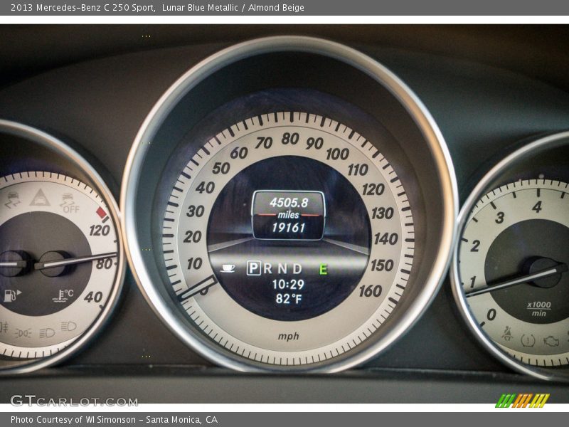 Lunar Blue Metallic / Almond Beige 2013 Mercedes-Benz C 250 Sport