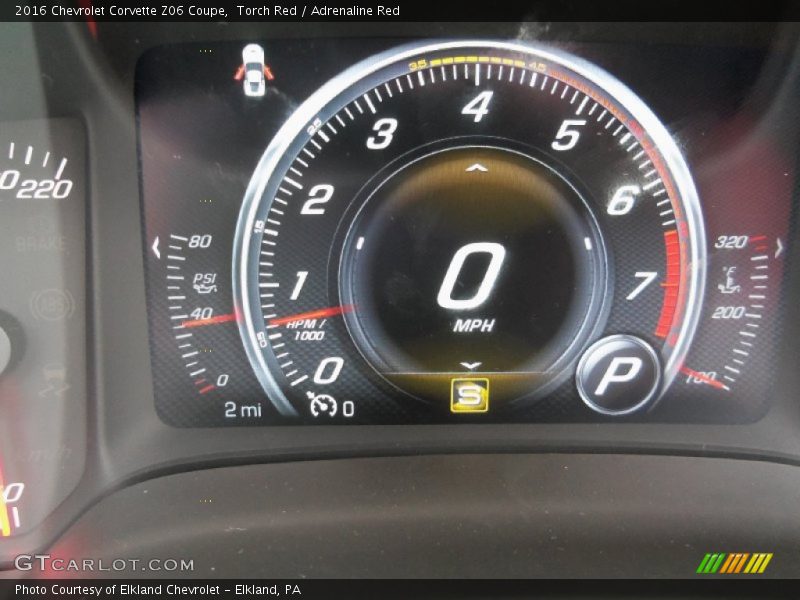  2016 Corvette Z06 Coupe Z06 Coupe Gauges