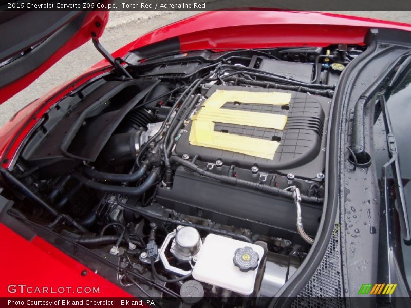  2016 Corvette Z06 Coupe Engine - 6.2 Liter Supercharged DI OHV 16-Valve VVT V8